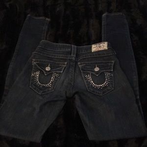 True Religion sz 25 skinny jeans